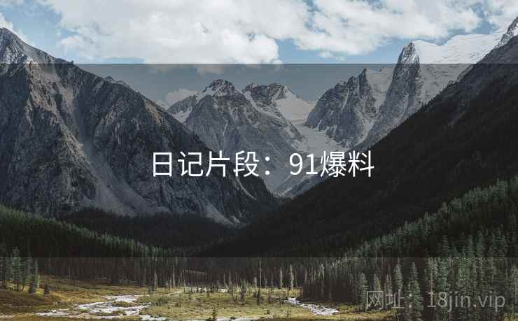 日记片段：91爆料