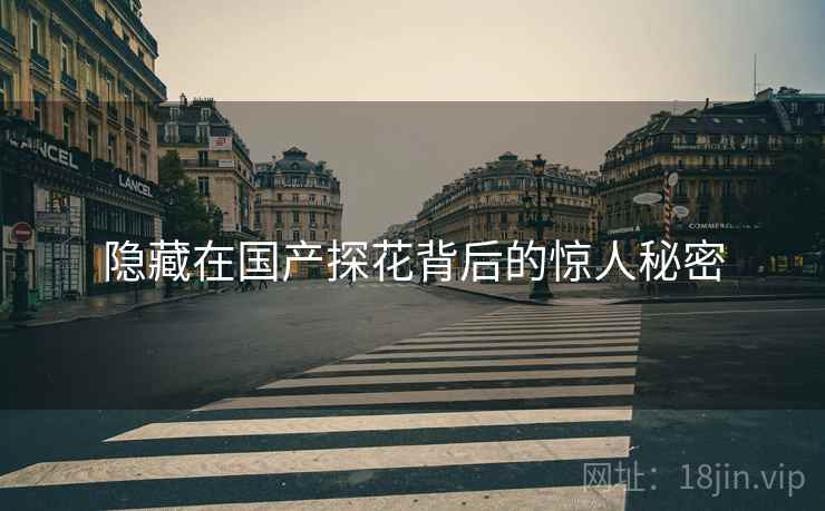 隐藏在国产探花背后的惊人秘密
