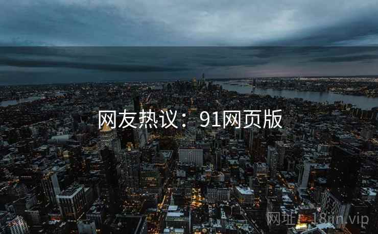 网友热议：91网页版